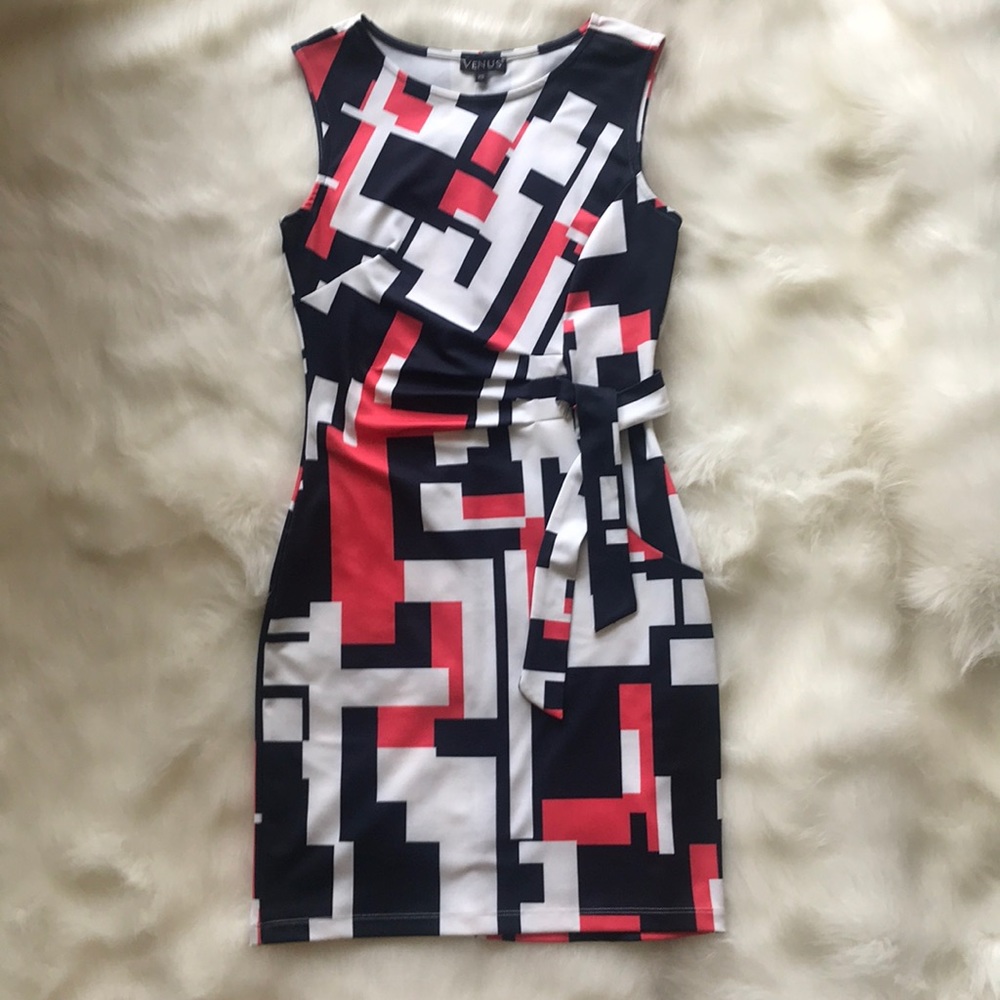 Venus Orange/Blue Dress